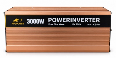 Inversor de Onda Pura NP@POWER 3000W / 6000W com Comando Remoto Gama Premium+