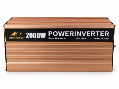 Inversor de Onda Pura NP@POWER 2000W / 4000W com Comando Remoto Gama Premium+