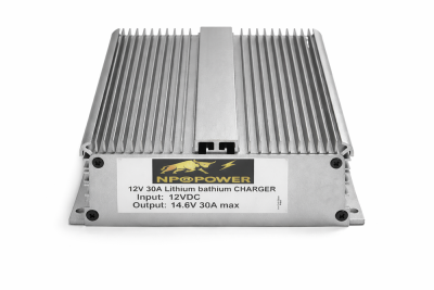 🔋 DC-DC CHARGER 30A 12V → 12V LiFePO₄ NP@POWER – Gama Premium+