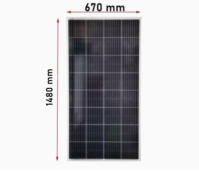 Painel Solar Monocristalino 200 W – 12 V