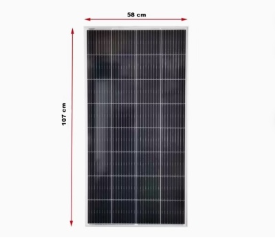 Painel Solar Monocristalino 120 W – 12 V