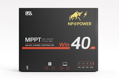 Controlador de Carga Solar MPPT 40A 12V / 24V NP@POWER Premium – Bluetooth