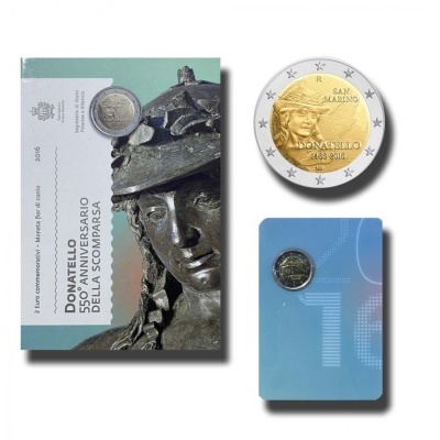 Sao Marino 2 euro Donatello 2016