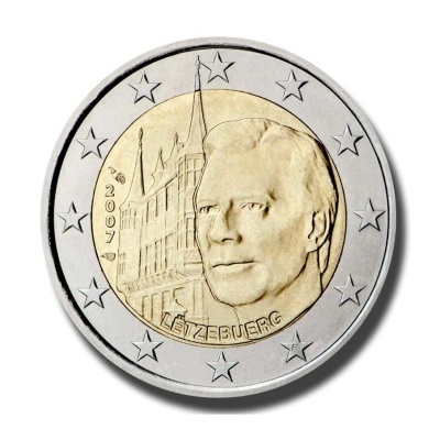 Luxemburgo 2 euro 2007 Palácio Grão‑Ducal
