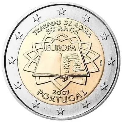 Portugal 2 euro 2007 Tratado Roma