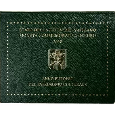 Vaticano 2 euro 2018 Ano Europeu do Património Cultural