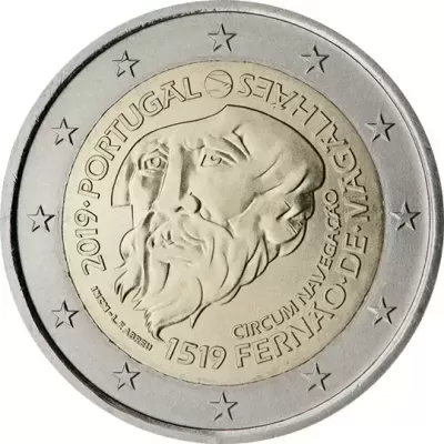 Portugal  2 euro 2019  500 anos da primeira viagem de circum‑navegação