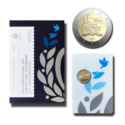 Sao Marino 2 euro Direitos Humanos 2024