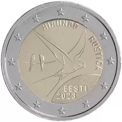 ESTÓNIA 2023  Ave nacional da Estónia – a andorinha‑das‑chaminés