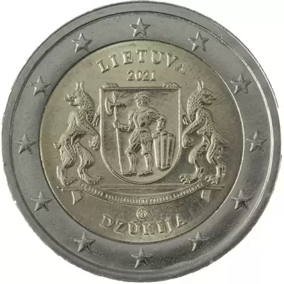 LITUÂNIA 2 euro 2021 Dzūkija