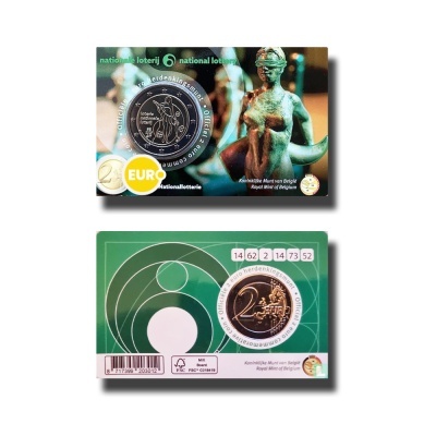 Bélgica 2 euro 2025  Lotaria Nacional da Bélgica