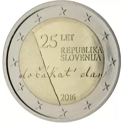 Eslovénia 2016   25.º aniversário da independência da República da Eslovénia