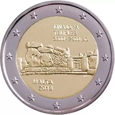 Malta 2 euro 2018 Templos de Mnajdra