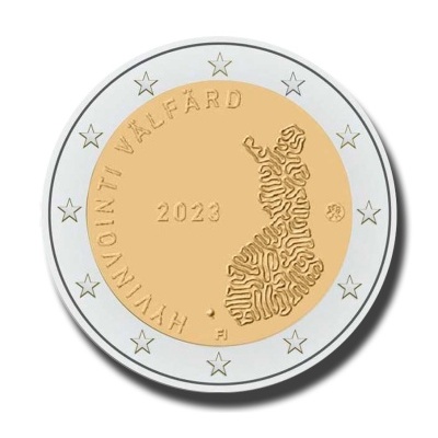 Finlândia 2 euro 2023  Serviços sociais e de saúde