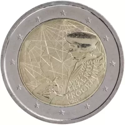 IRLANDA 2 euro 2022  35 anos do programa Erasmus