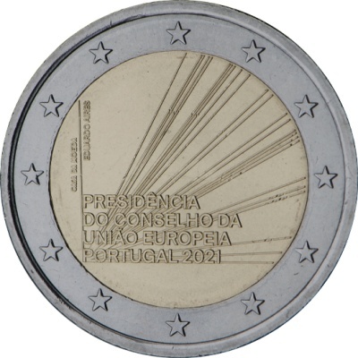 PORTUGAL 2 euro 2021 Presidência portuguesa do Conselho da União Europeia