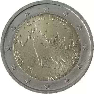 ESTÓNIA 2021  O animal nacional estónio – o lobo