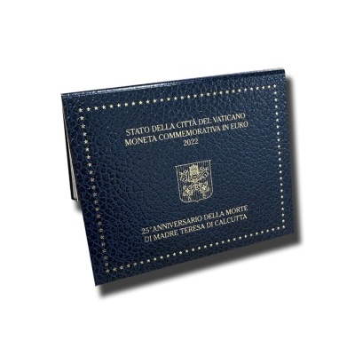 VATICANO 2 euro 2022  25.º aniversário da morte da madre Teresa de Calcutá
