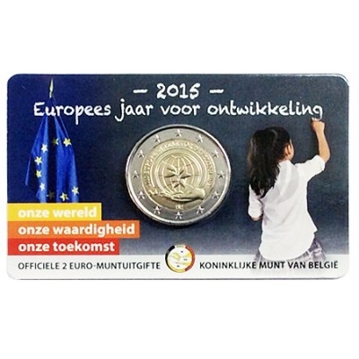 Bélgica 2 euro 2015 – Ano Europeu do Desenvolvimento