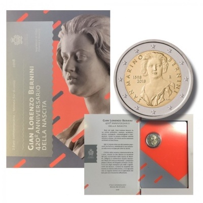 Sao Marino 2 euro Bernini 2018