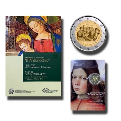 Sao Marino 2 euro Malers Pinturicchio 2013