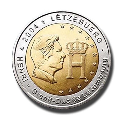 Luxemburgo 2 euro 2004 Grão‑Duque Henri