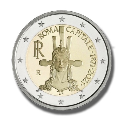 Itália 2 euro 2021  Roma capital