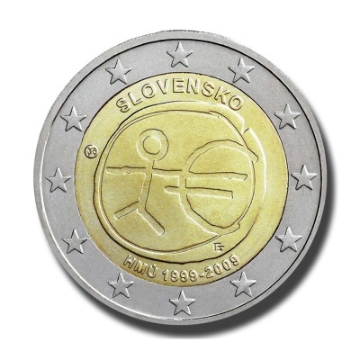 Eslovaquia 2 Euro 2009 10 Aniversário da UEM