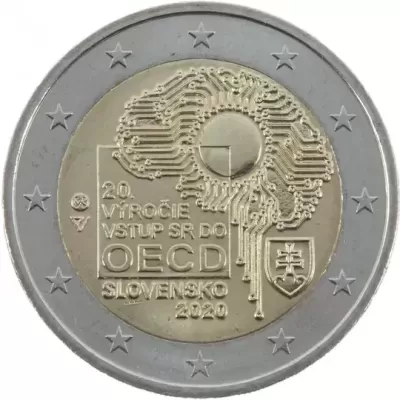 Eslováquia 2020  20.º aniversário da adesão da Eslováquia à OCDE