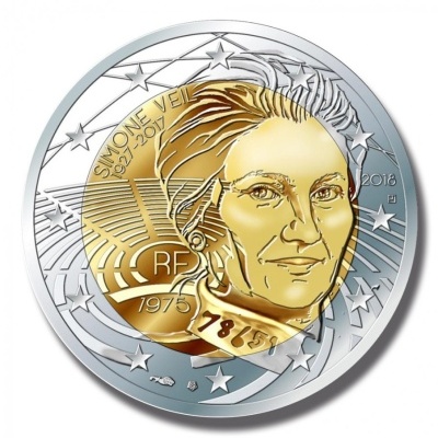 França 2 euro 2018 Simone Veil