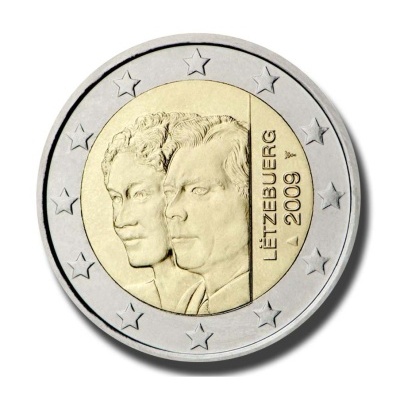 Luxemburgo 2 euro 2009 Grã‑Duquesa Charlotte