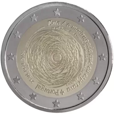 PORTUGAL 2 euro 2024  50.º aniversário do 25 de Abril de 1974