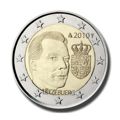Luxemburgo 2 euro 2010 Príncipe Henry Brasão