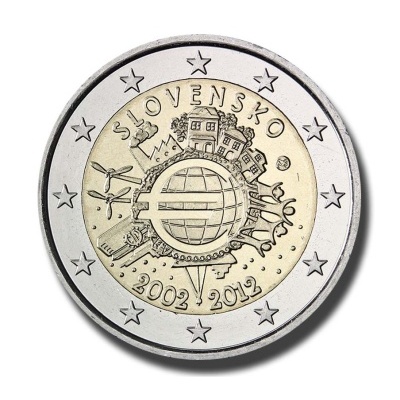 Eslovaquia 2 euro 2012 TYE 10 anos do euro