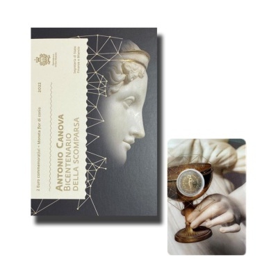 Sao Marino 2 euro Antonio Canova 2022