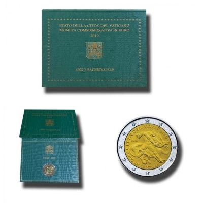 Vaticano 2 euro 2010 Ano Sacerdotal