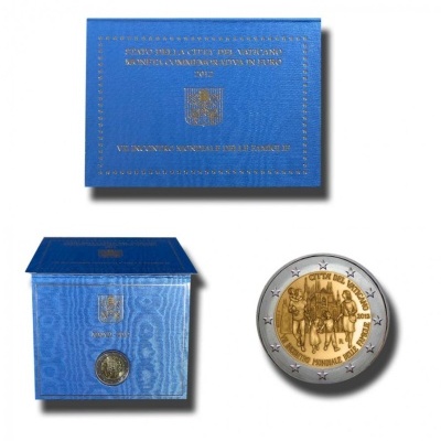 Vaticano 2 euro 2012 VII Encontro Mundial das Famílias