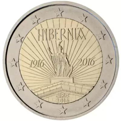 Irlanda 2 euro 2016  100 anos desde a revolta da Páscoa de 1916 na Irlanda