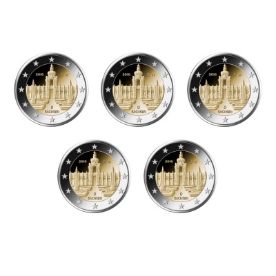 Alemanha 2016 Saxónia Dresden (5 moedas)