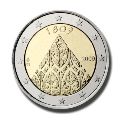 Finlândia 2 euro 2009 200 Anos Autonomia Finlandia