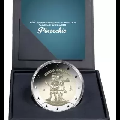 Itália 2 euro 2026 Pinoquio Proof