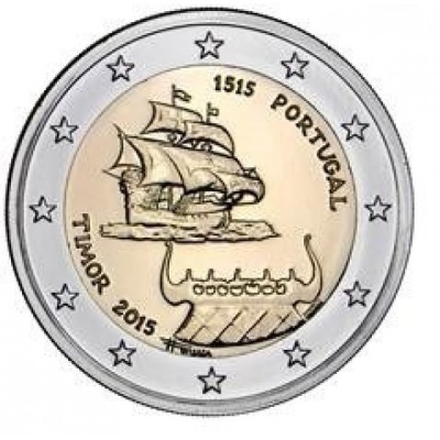Portugal 2 euro 2015  500 anos Timor