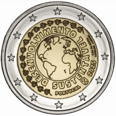 PORTUGAL 2 euro 2025  Desenvolvimento sustentável
