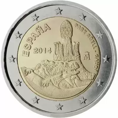 Espanha Parque Güell – série dedicada ao Património Mundial Natural e Cultural da UNESCO 2014