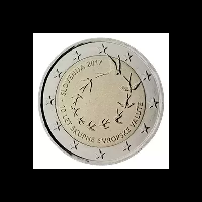 Eslovénia 2017  10.º aniversário do euro na Eslovénia