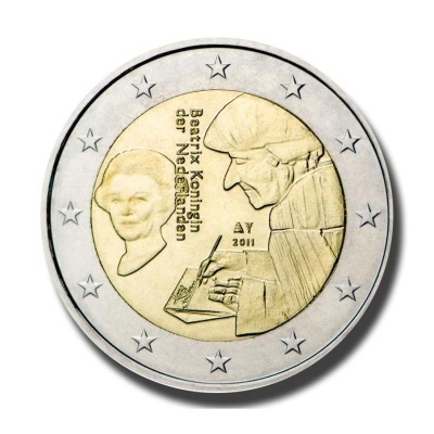 Países Baixos 2 euro 2011 Erasmus