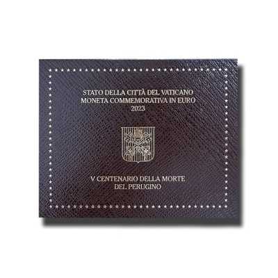 VATICANO 2 euro 2023  5.º centenário da morte de Pietro Perugino