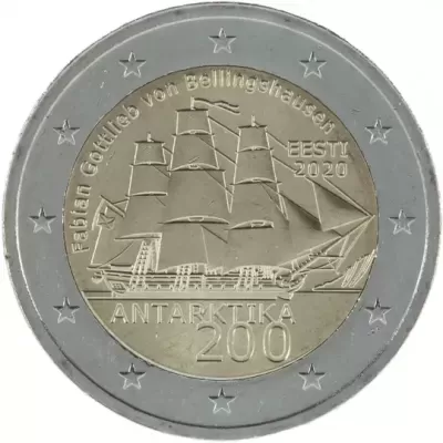 Estónia 2020 Bicentenário da descoberta da Antártida