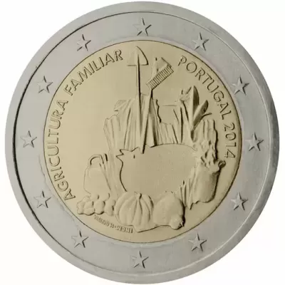Portugal 2 euro Ano Internacional da Agricultura Familiar 2014