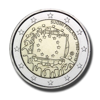 Finlândia 2 euro 2015  Bandeira